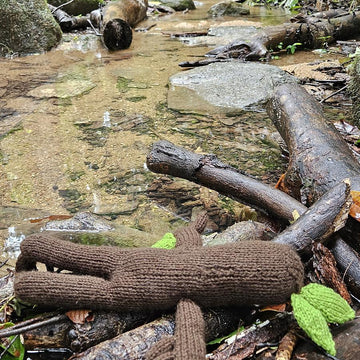 Knitted Stick Man