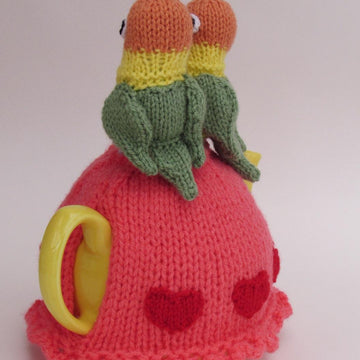Lovebirds Tea Cosy Knitting Pattern