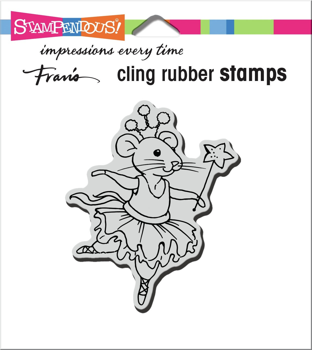 Stampendous Cling Stamp - Clara Mouse