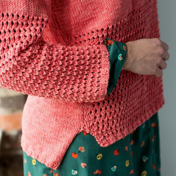 Painted Mesh Pullover
