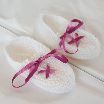 Laura - 3ply lace up baby shoes