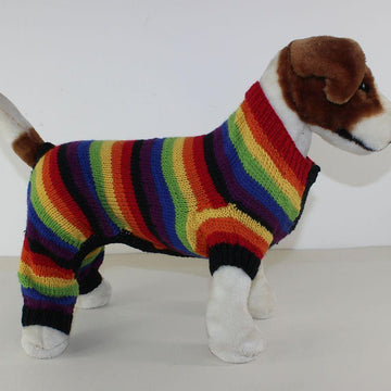 Dog Rainbow Stripe Onesie