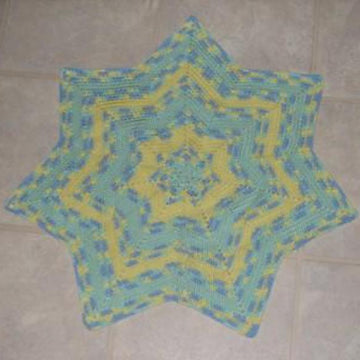 Textured Star Baby Afghan