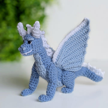 Vergil the Dragon crochet pattern, amigurumi dragon pattern