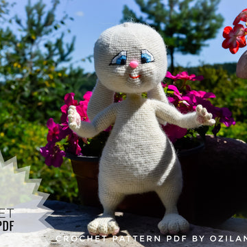 Snowball bunny rabbit toy