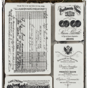 Prima Marketing Finnabair Cling Stamps 6"X7.5" - Old Paper Work