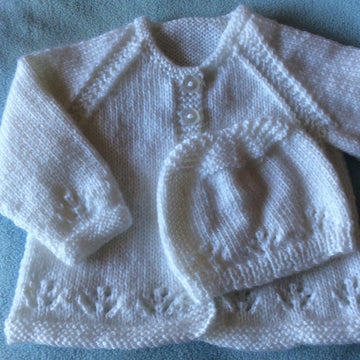 New Born DK Jacket & Toque -Revised