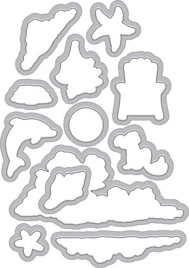 Hero Arts Color Layering Frame Cut Dies - Sea & Sky