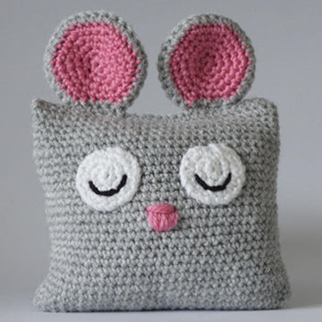 Crochet Pattern Mouse Cushion