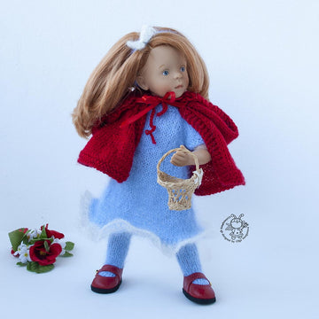 Outfit Red and blue for 13" dolls