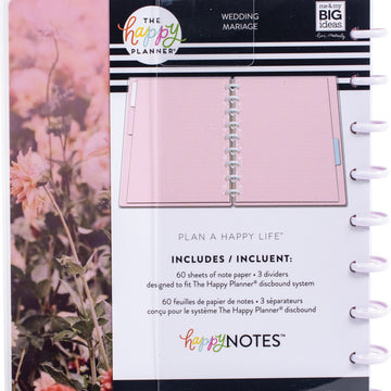 Happy Planner Notebook W/60 Sheets - Love Is In The Air