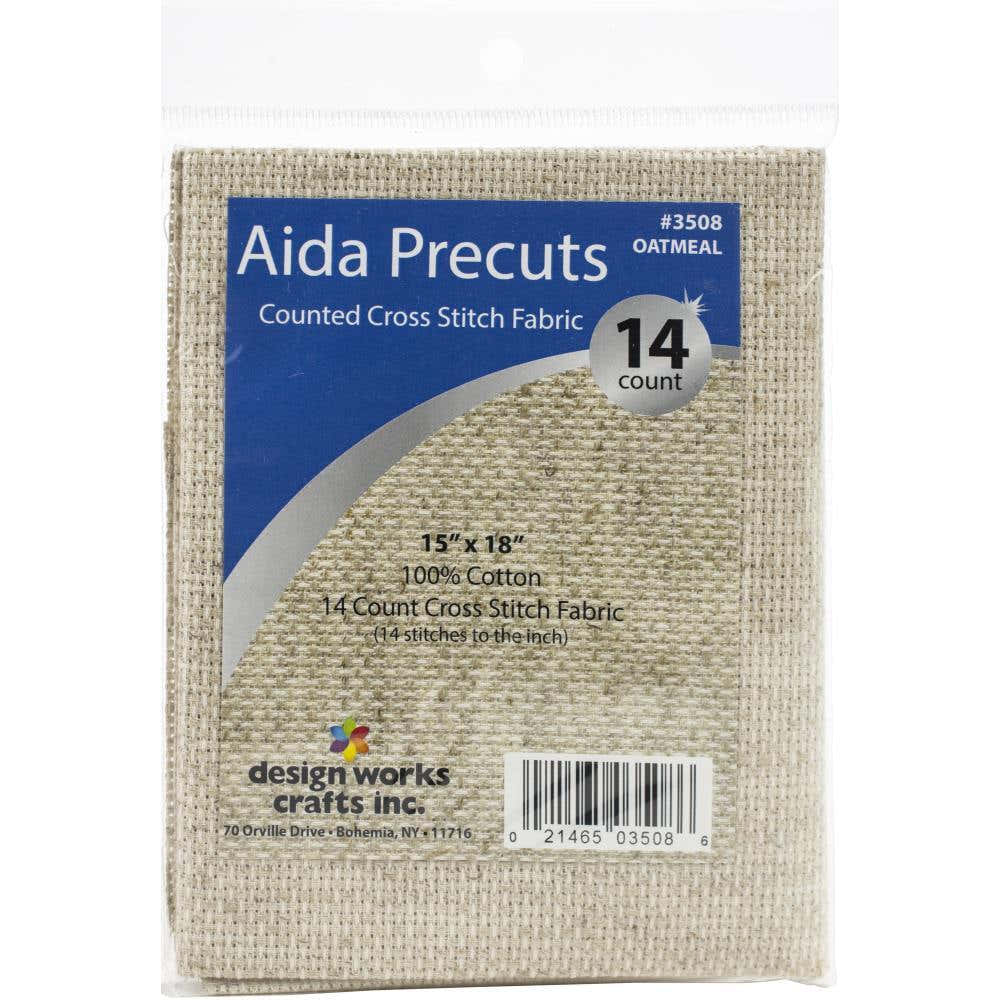 Design Works Gold Quality Aida 14 Count W3508 - Oatmeal - 15"X18"