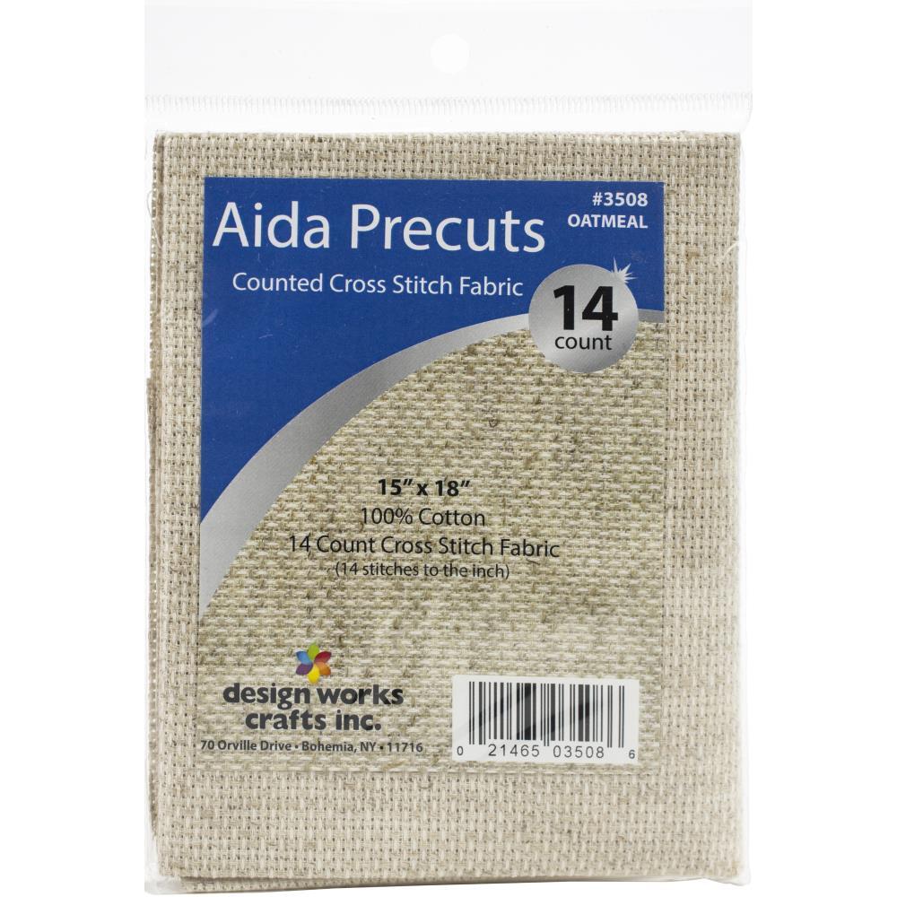 Design Works Gold Quality Aida 14 Count W3508 - Oatmeal - 15"X18"