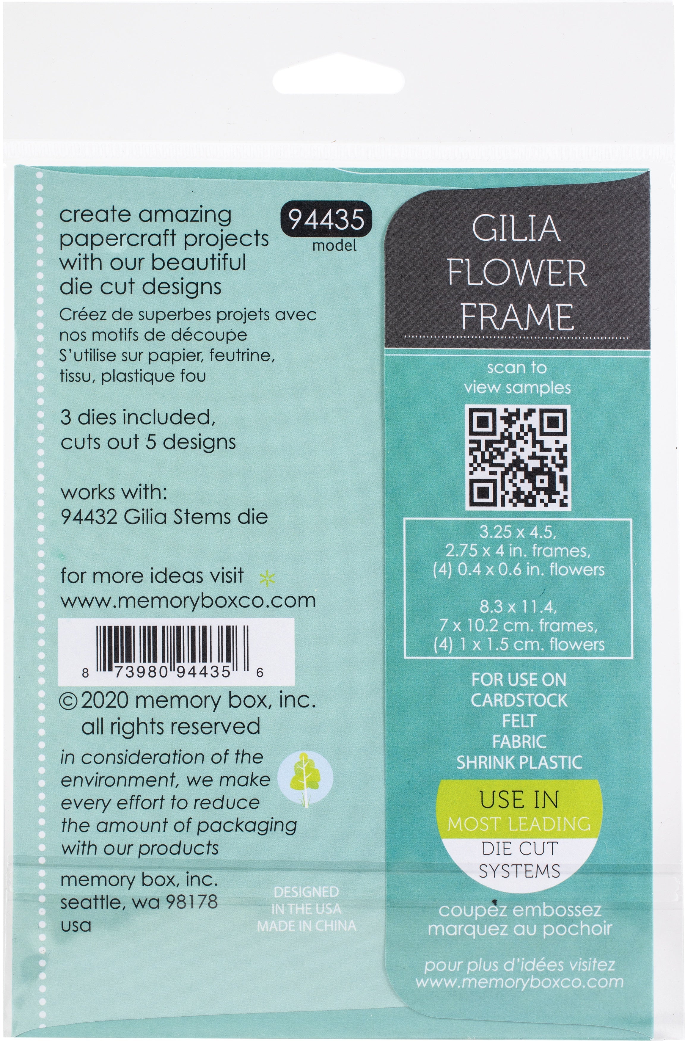 Memory Box Dies - Gilia Flower Frame