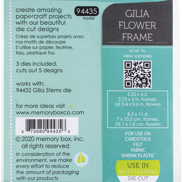 Memory Box Dies - Gilia Flower Frame