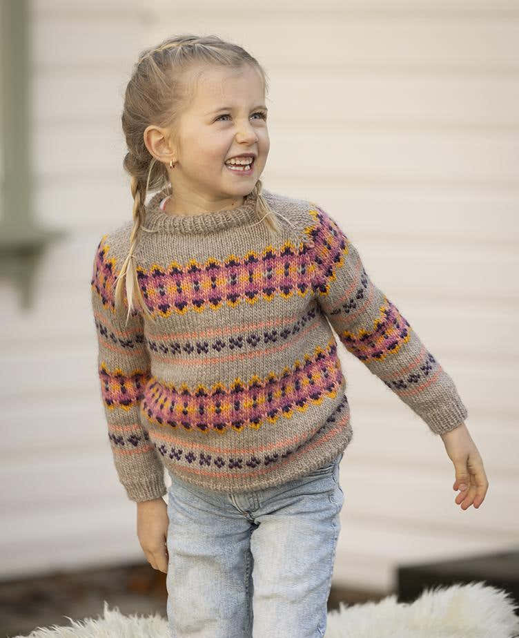 Olalia Sweater (G) in Viking Garn Viking Wool - Downloadable PDF