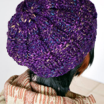 Violeta super quick chunky knit hat