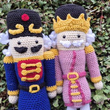 Nutcracker Pink Traditional Christmas Doll Dolls Crochet Amigurumi