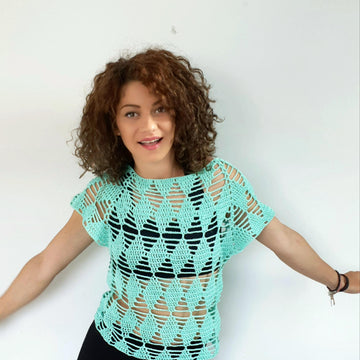 Diamonds Lace Top