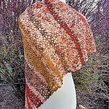 Ned's Dye-Pot Shawl
