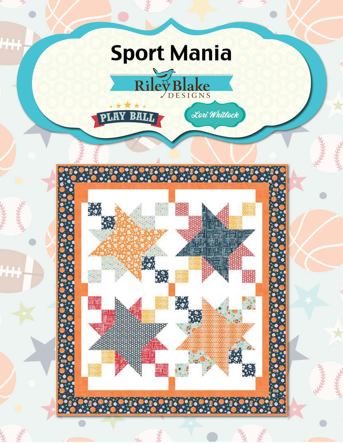 Riley Blake Sport Mania - Downloadable PDF