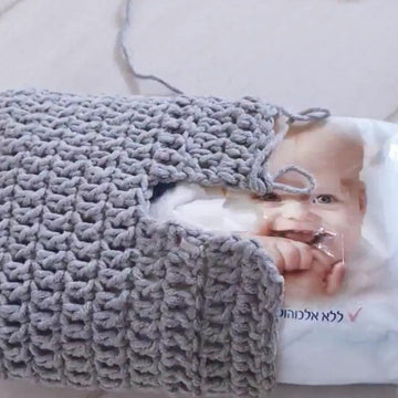 Crocheted Baby Wipe Cover