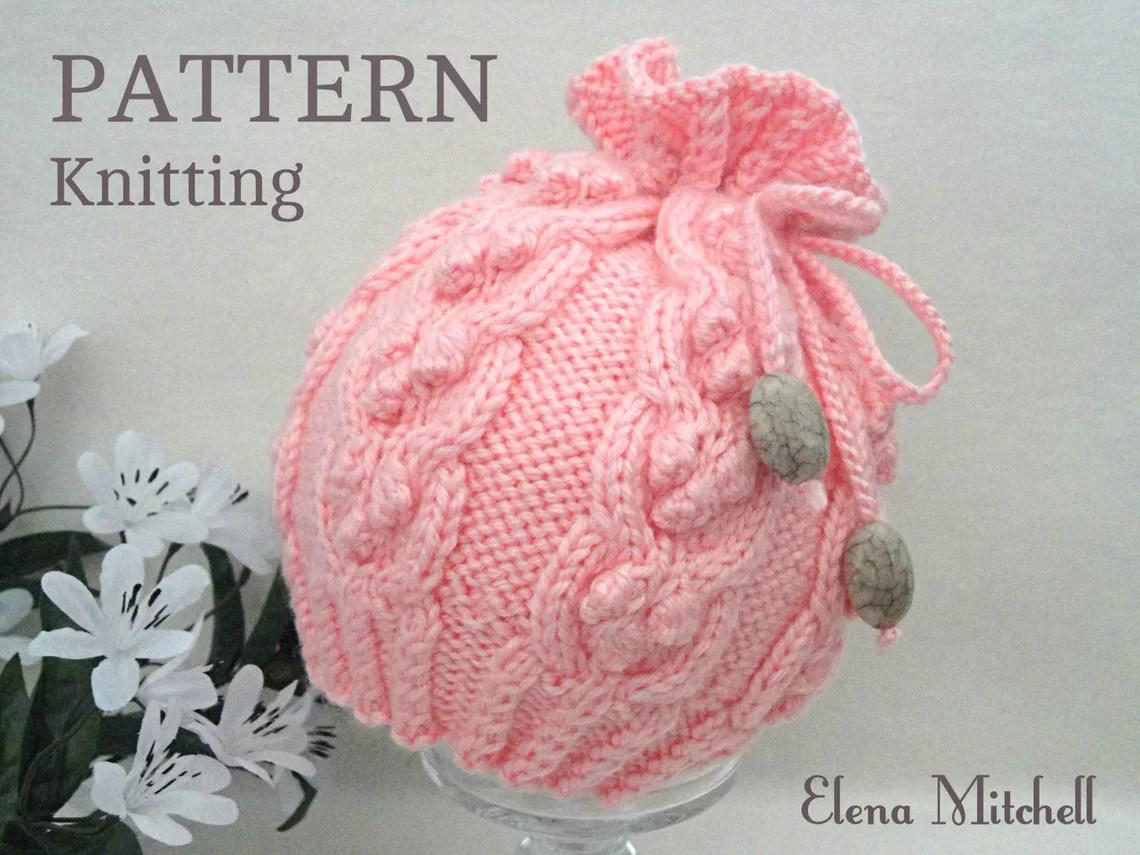 Pattern Newborn Babies Knitted Baby Beanie