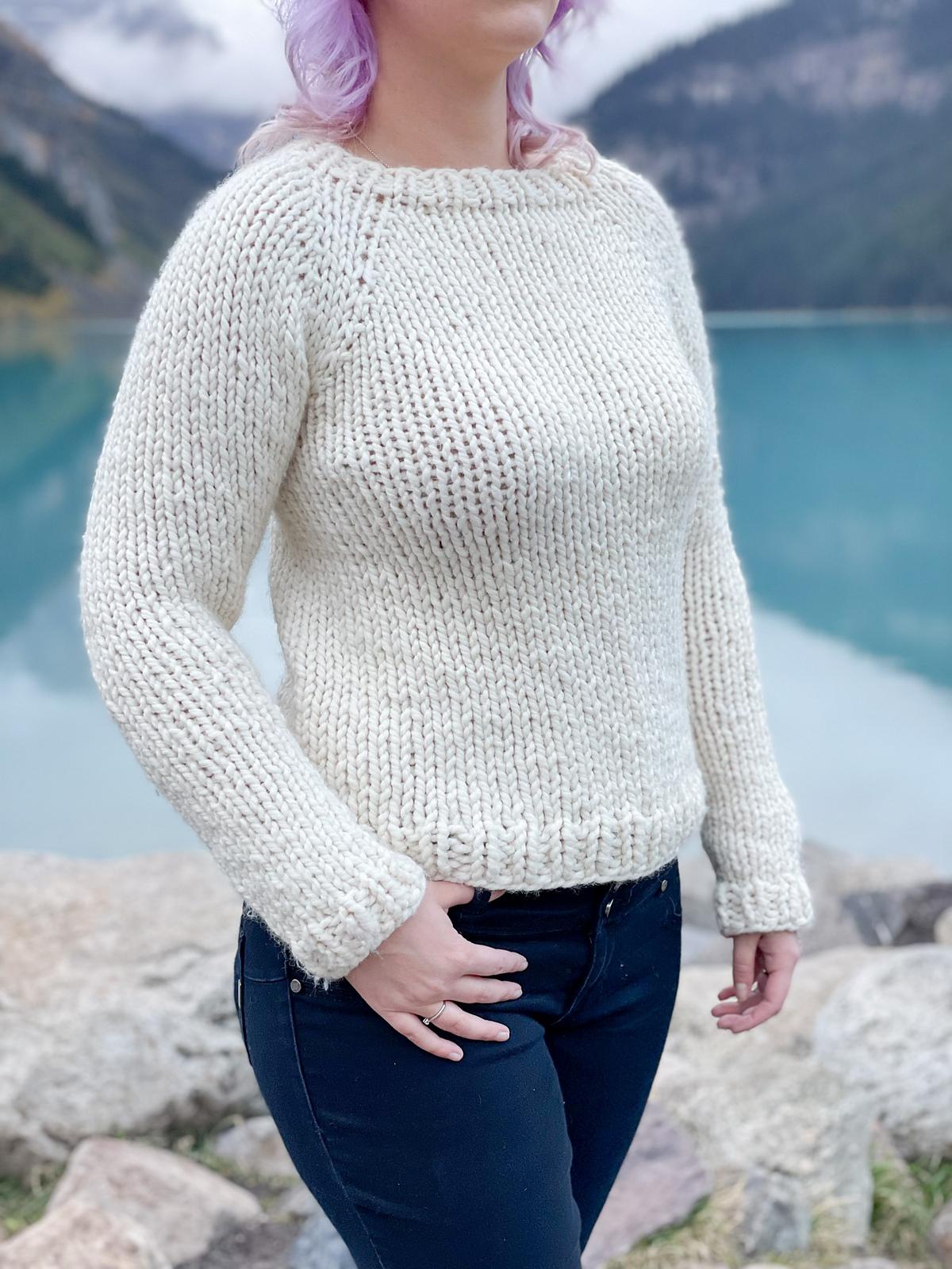 Stockinette Beginner Raglan
