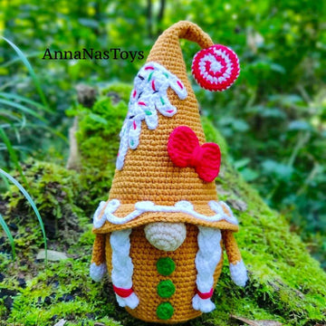 Сhristmas gingerbread gnome girl