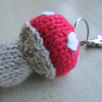 Toadstool Keyring