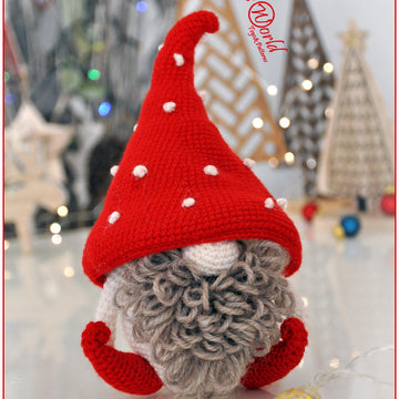 Crochet Pattern Mushroom Gnome