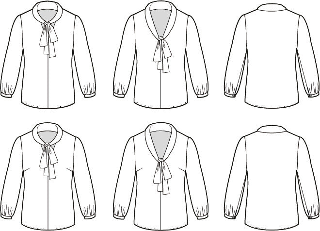 Sew Over It Pussy Bow Blouse  - Sewing Pattern
