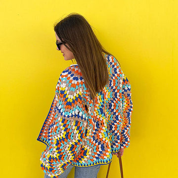 Striped Chevron Cardigan