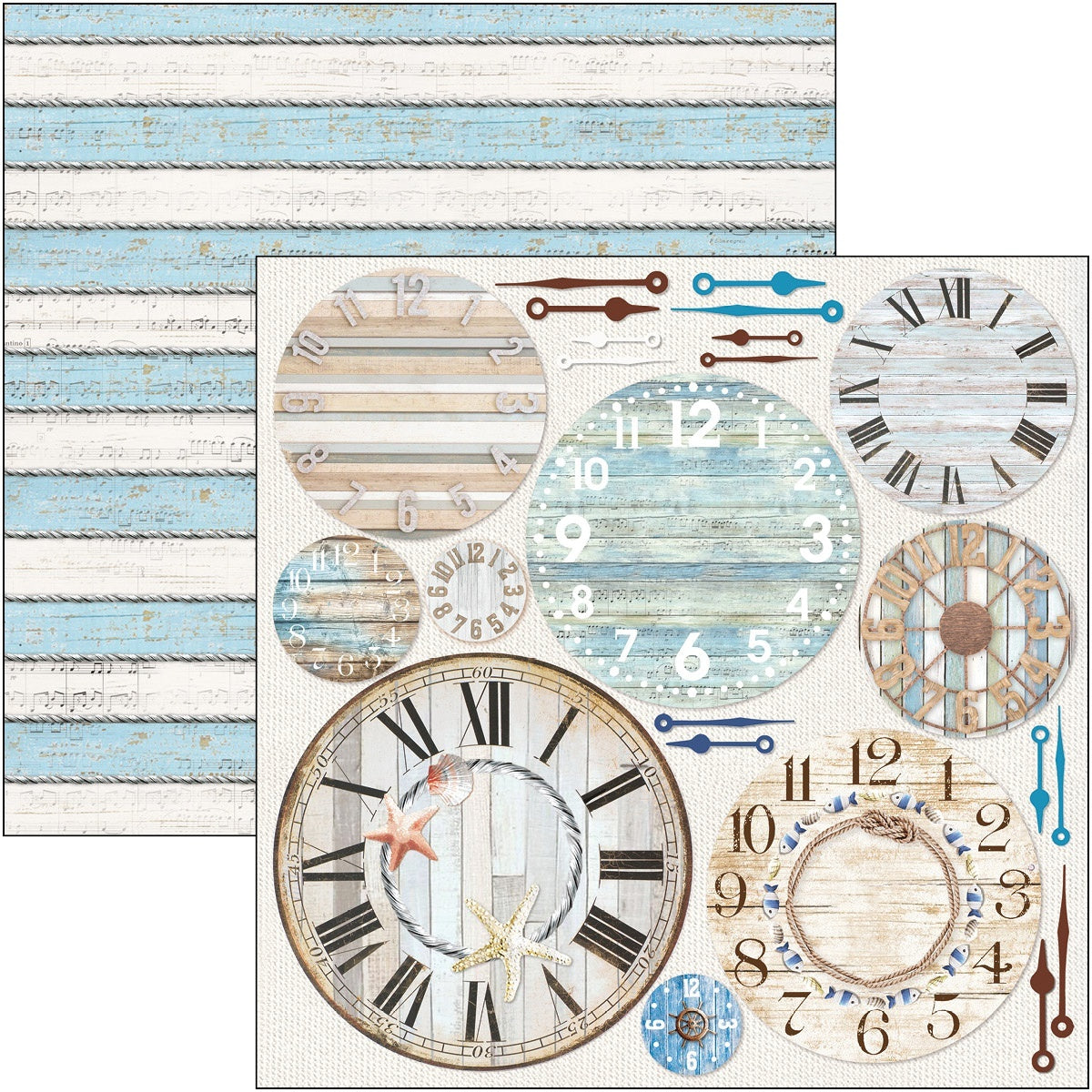 Ciao Bella Double-Sided Cardstock 90lb 12"X12" 12/Pkg - Summer Time, Sound Of Summer