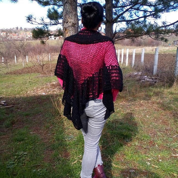 Knit & Crochet Lorena Shawl