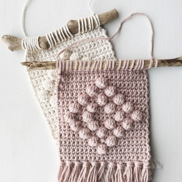Diamond Bobble wall-hanging