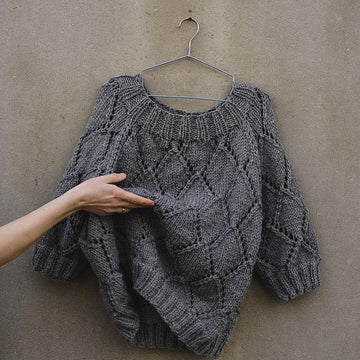 Diamond chunky pullover