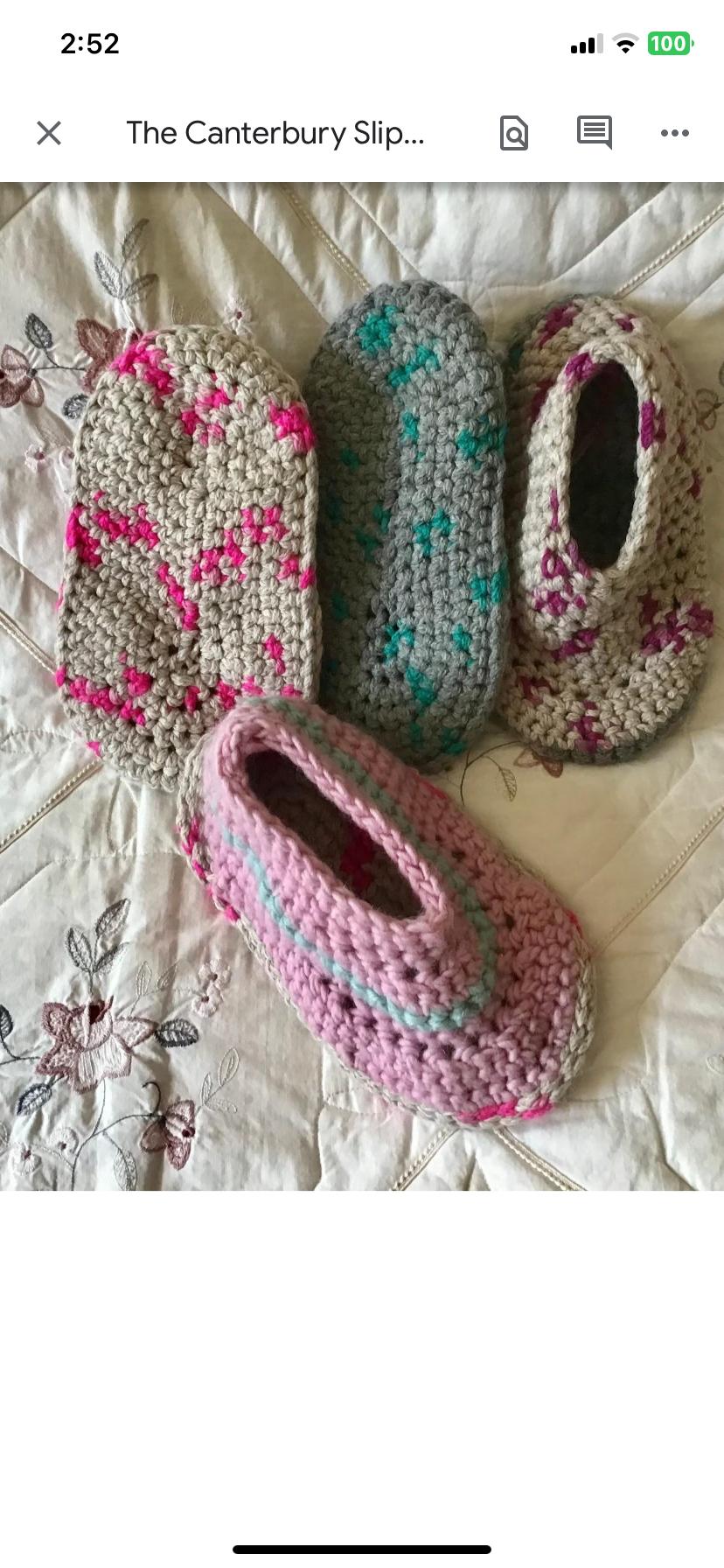 The Canterbury Slippers