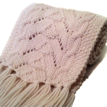 Cable Lace Scarf