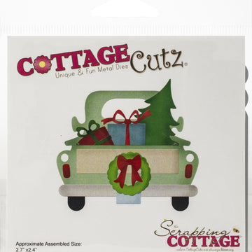 CottageCutz Dies - Holiday Pickup Truck 2.7"X2.4"