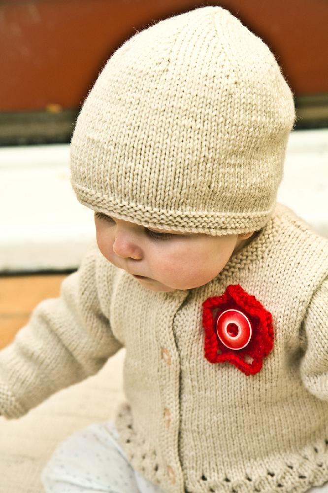 Indiana Cardi and Hat by Little Cupcakes - Bc40