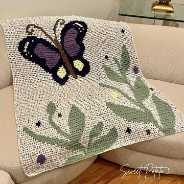 Butterfly Charm Baby Blanket