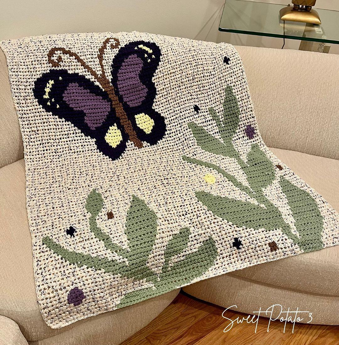 Butterfly Charm Baby Blanket