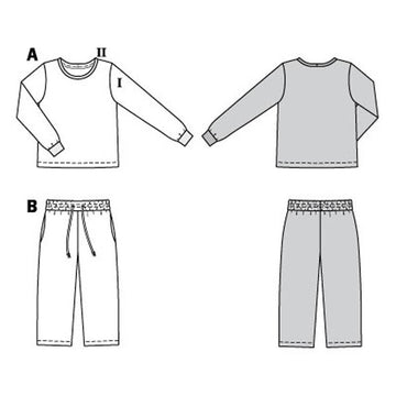 Burda Style Children's Co-ords B9250 - Sewing Pattern