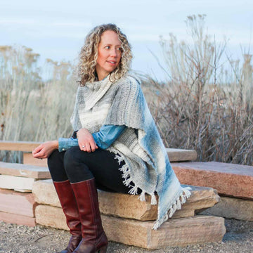 Braided Boho Poncho