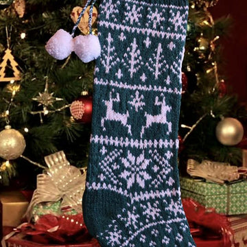 Reindeer Christmas Stocking