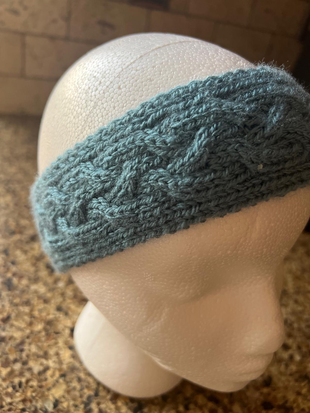 Evergreen Cable Headband