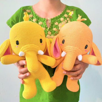 Elephant Doll Amigurumi Crochet Pattern