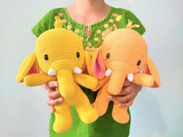 Elephant Doll Amigurumi Crochet Pattern