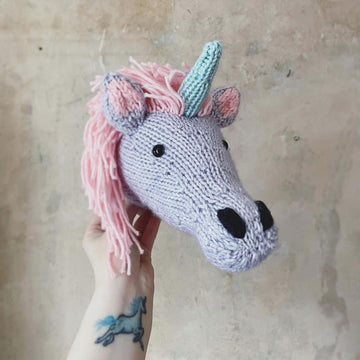 Unicorn Faux Taxidermy Head